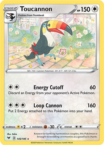Image for Toucannon (145/185) [SWSH04: Vivid Voltage]
