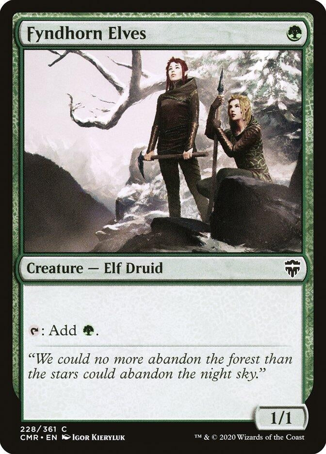 Image for Fyndhorn Elves (228) [Commander Legends]