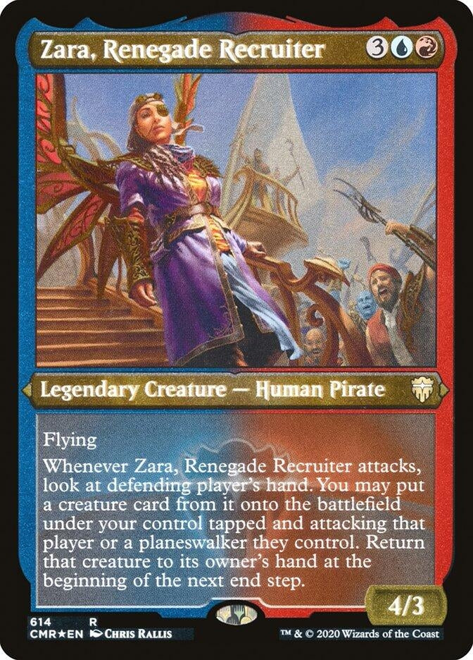 Image for Zara, Renegade Recruiter (Foil Etched) (614) [Commander Legends]