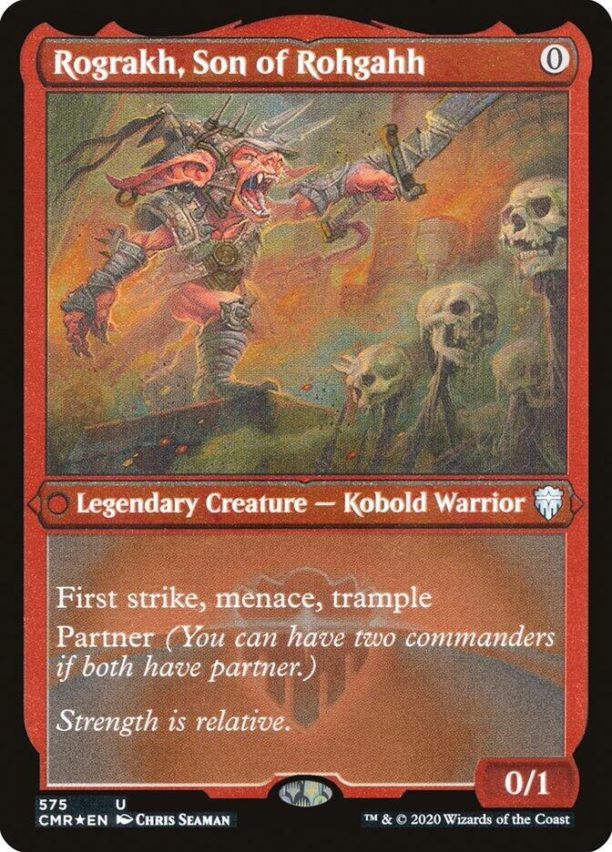 Image for Rograkh, Son of Rohgahh (Foil Etched) (575) [Commander Legends]