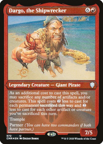 Image for Dargo, the Shipwrecker (Foil Etched) (572) [Commander Legends]