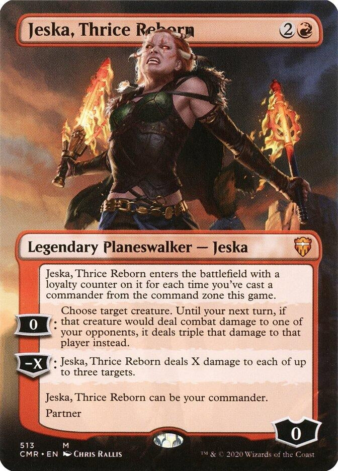 Image for Jeska, Thrice Reborn (Borderless) (513) [Commander Legends]