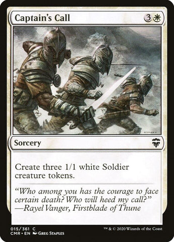 Image for Captain's Call (15) [Commander Legends]