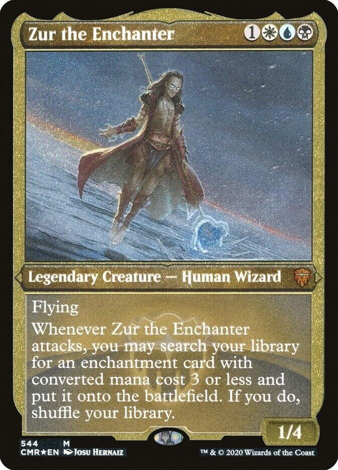 Image for Zur the Enchanter (Foil Etched) (544) [Commander Legends]