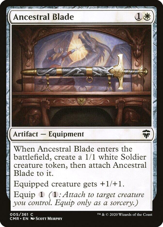 Image for Ancestral Blade (5) [Commander Legends]