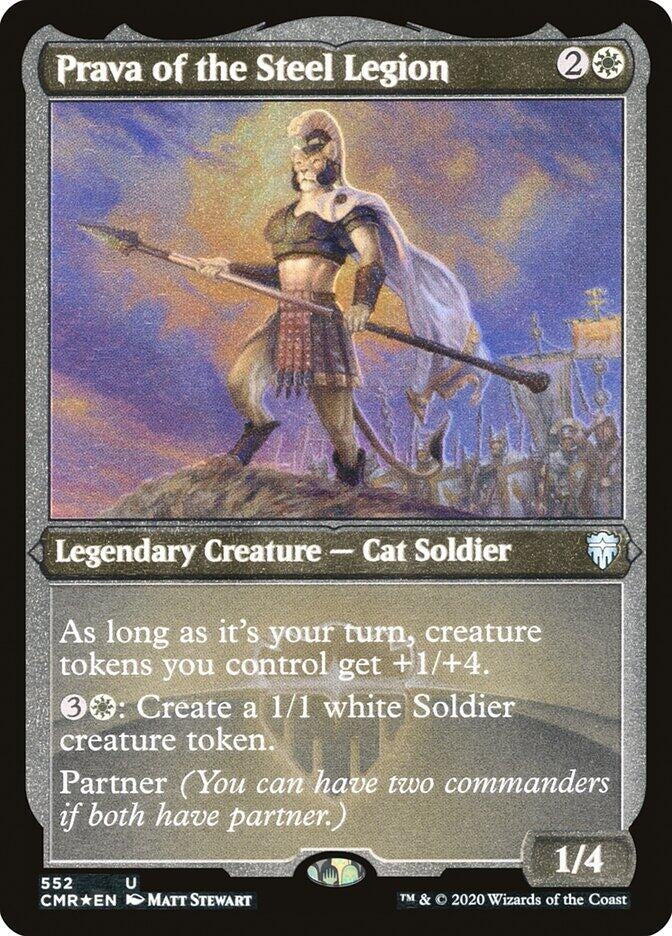 Image for Prava of the Steel Legion (Foil Etched) (552) [Commander Legends]