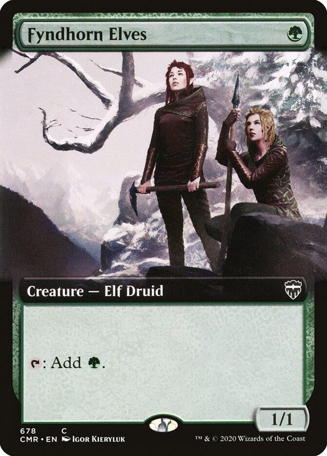 Image for Fyndhorn Elves (Extended Art) (678) [Commander Legends]