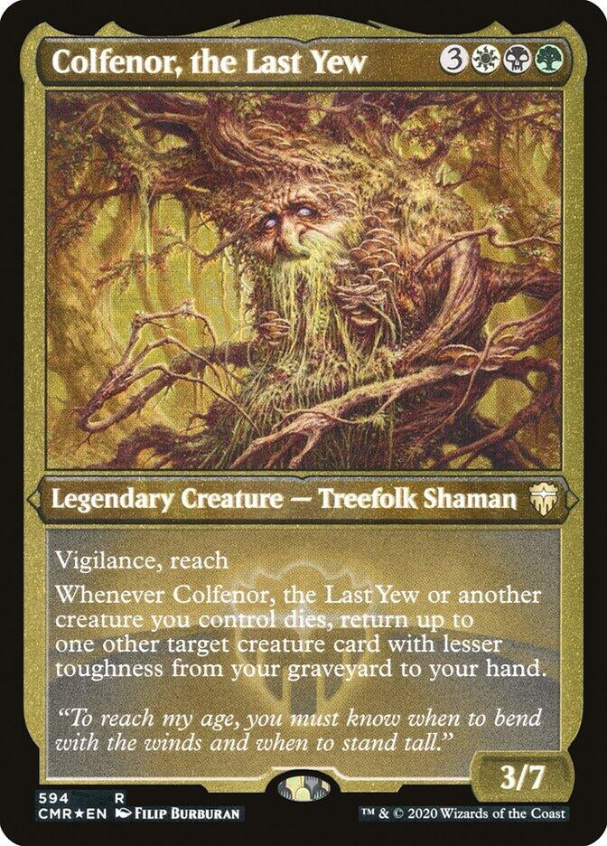 Image for Colfenor, the Last Yew (Foil Etched) (594) [Commander Legends]