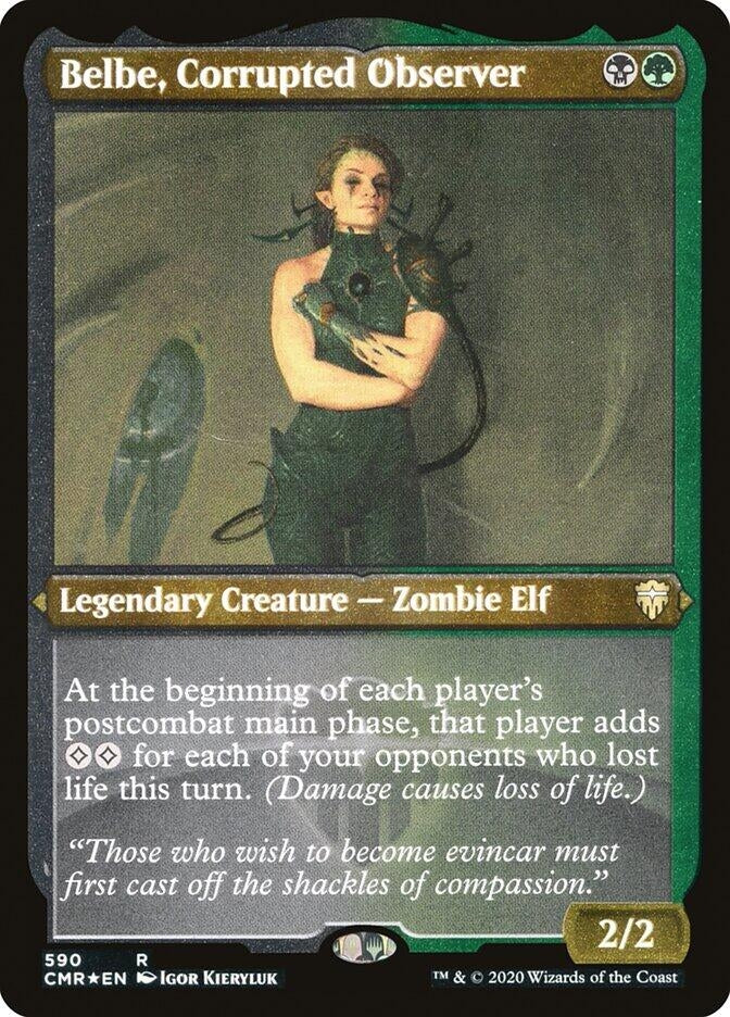 Image for Belbe, Corrupted Observer (Foil Etched) (590) [Commander Legends]