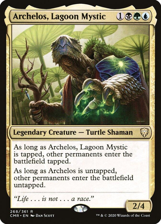 Image for Archelos, Lagoon Mystic (268) [Commander Legends]