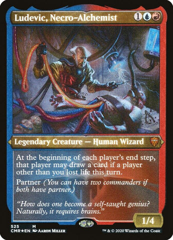 Image for Ludevic, Necro-Alchemist (Foil Etched) (525) [Commander Legends]