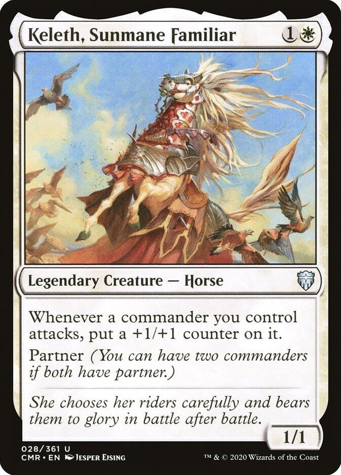 Image for Keleth, Sunmane Familiar (28) [Commander Legends]