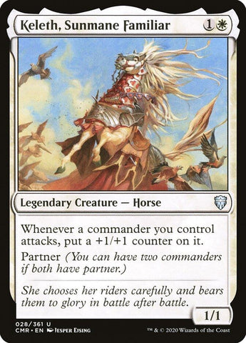 Image for Keleth, Sunmane Familiar (28) [Commander Legends]