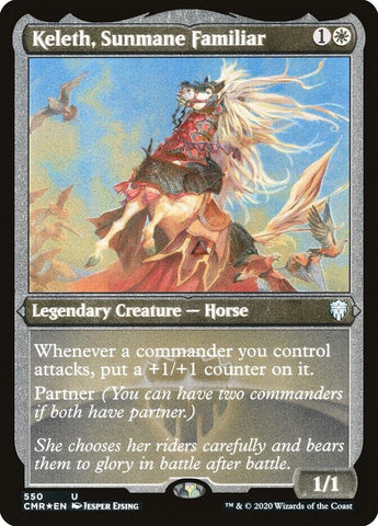 Image for Keleth, Sunmane Familiar (Foil Etched) (550) [Commander Legends]