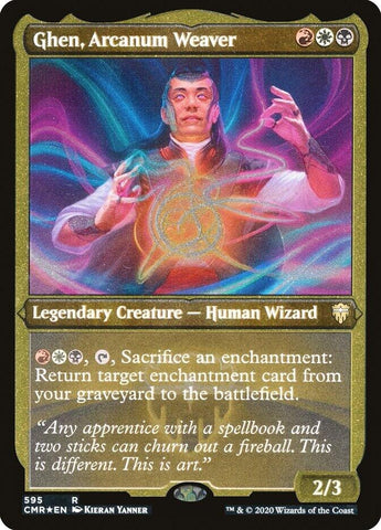 Image for Ghen, Arcanum Weaver (Foil Etched) (595) [Commander Legends]