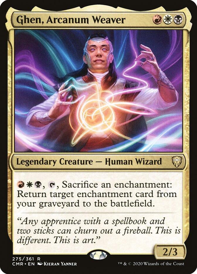 Image for Ghen, Arcanum Weaver (275) [Commander Legends]