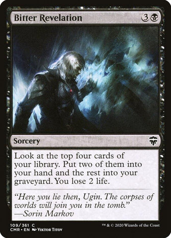 Image for Bitter Revelation (109) [Commander Legends]