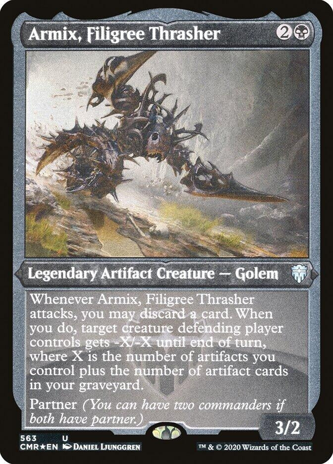 Image for Armix, Filigree Thrasher (Foil Etched) (563) [Commander Legends]