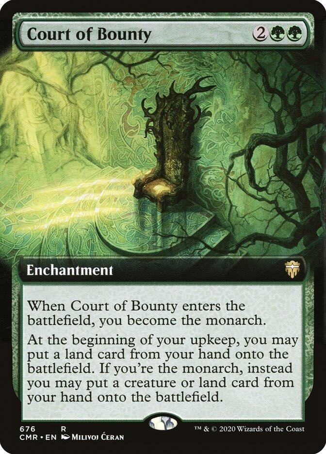 Image for Court of Bounty (Extended Art) (676) [Commander Legends]