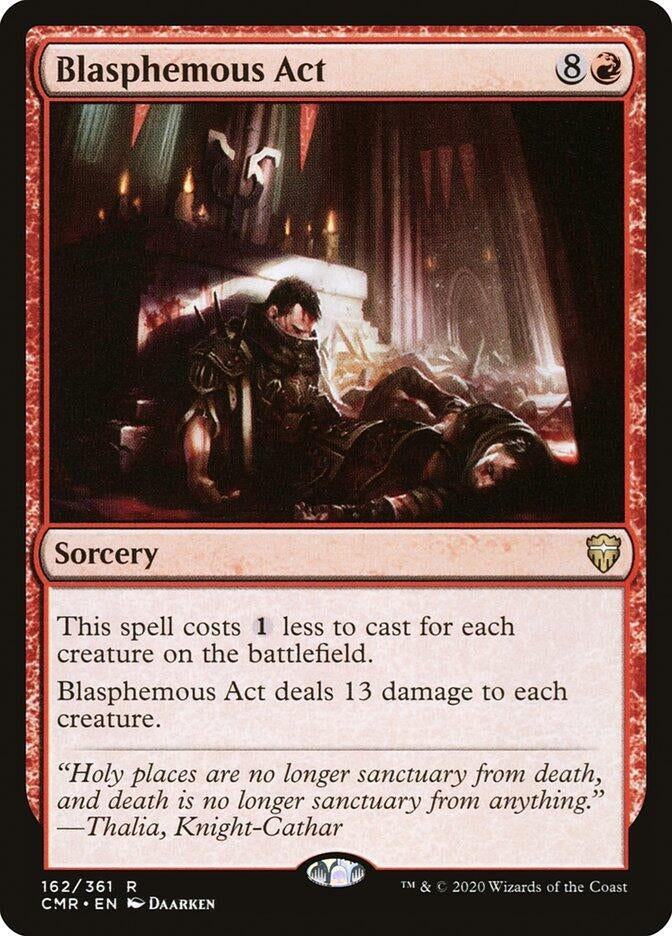 Image for Blasphemous Act (162) [Commander Legends]