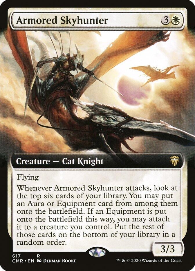 Image for Armored Skyhunter (Extended Art) (617) [Commander Legends]
