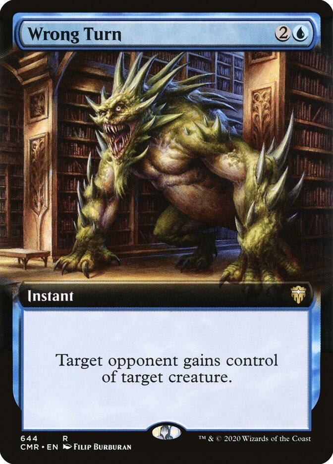 Image for Wrong Turn (Extended Art) (644) [Commander Legends]