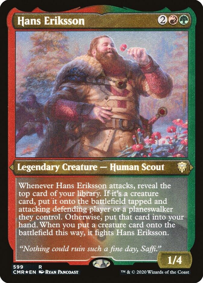 Image for Hans Eriksson (Foil Etched) (599) [Commander Legends]