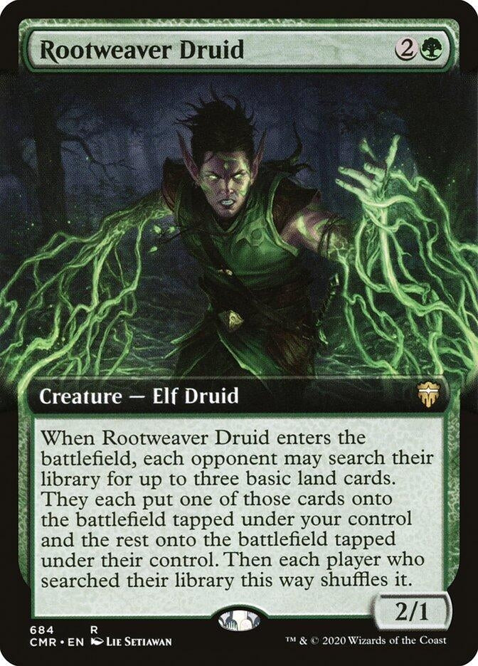 Image for Rootweaver Druid (Extended Art) (684) [Commander Legends]