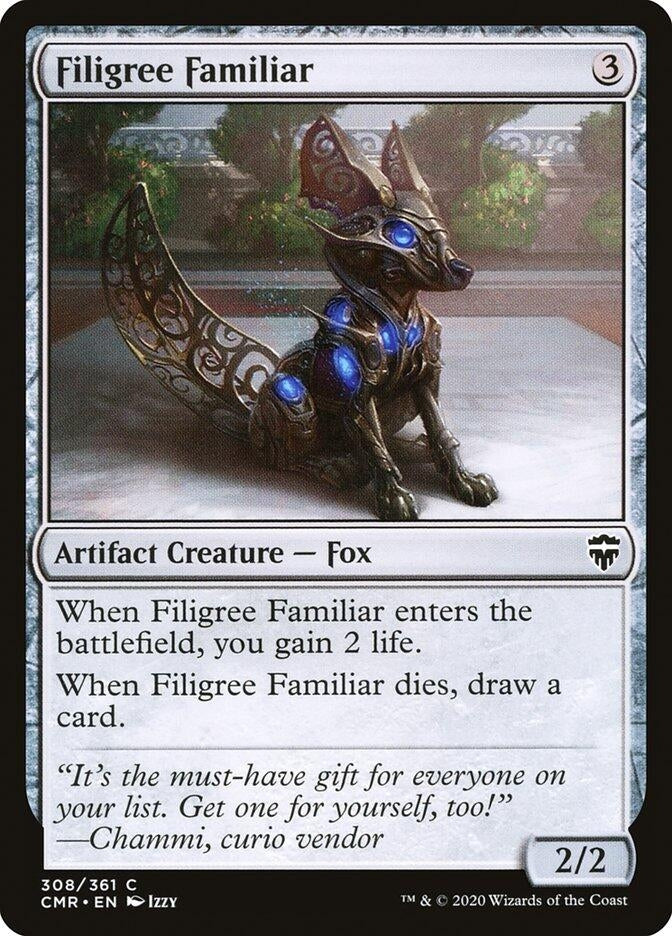 Image for Filigree Familiar (308) [Commander Legends]