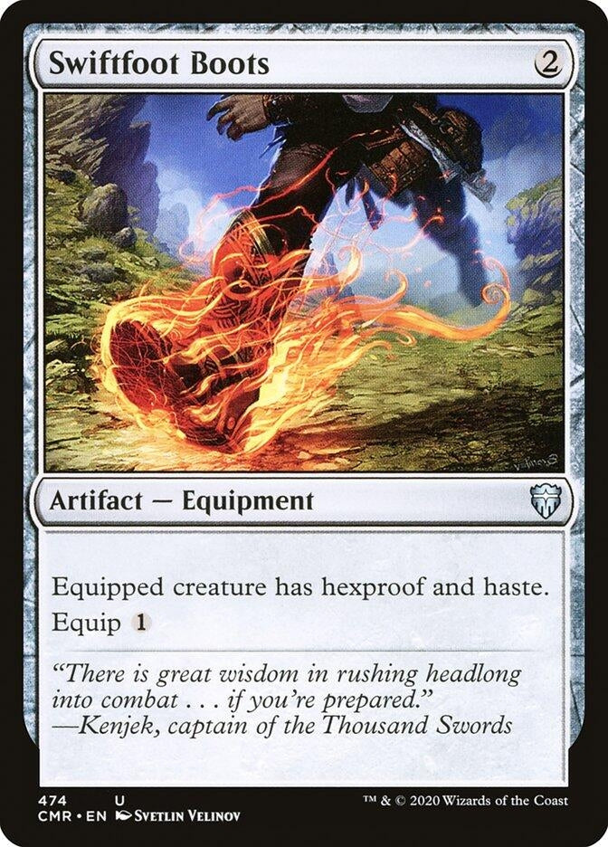 Image for Swiftfoot Boots (474) [Commander Legends]