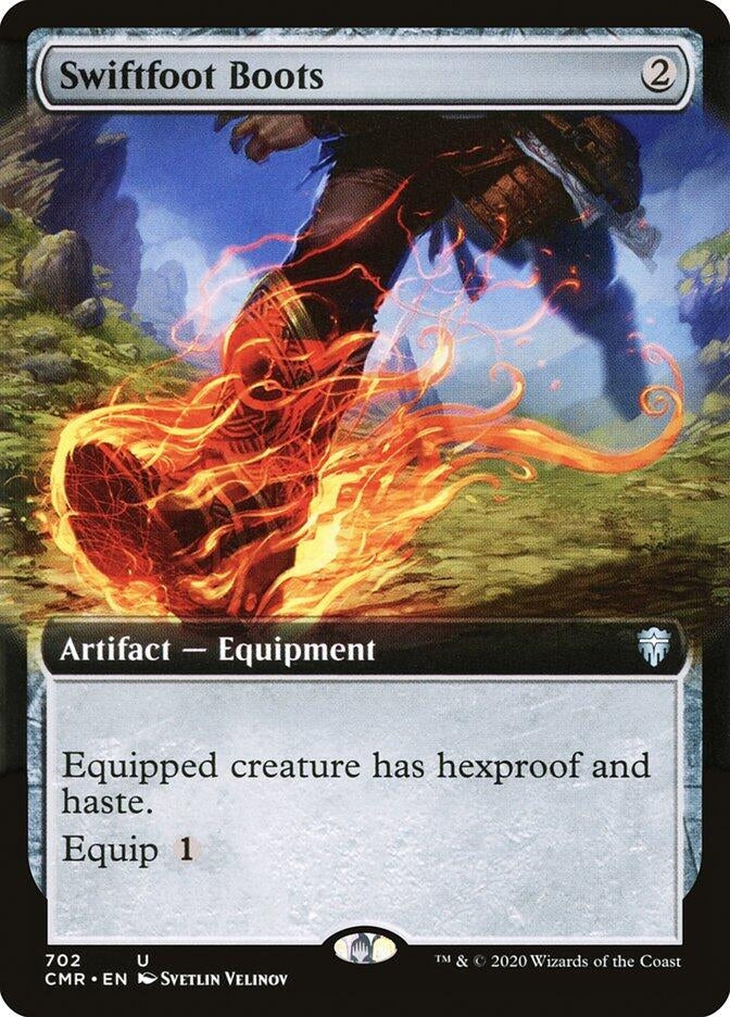 Image for Swiftfoot Boots (Extended Art) (702) [Commander Legends]