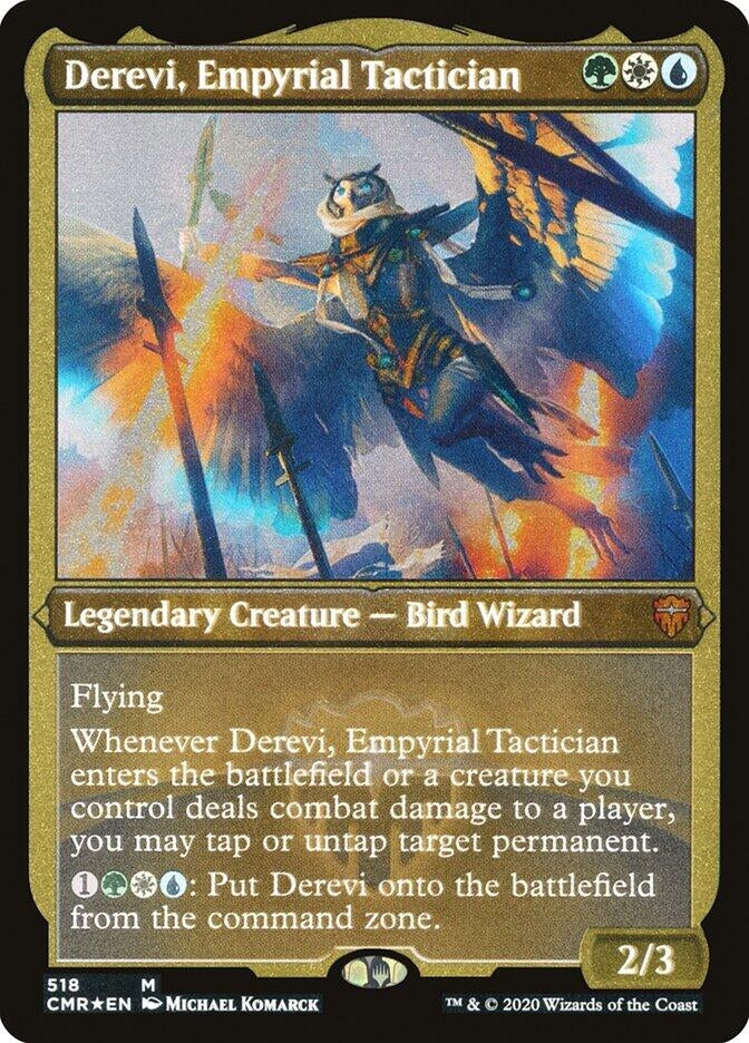 Image for Derevi, Empyrial Tactician (Foil Etched) (518) [Commander Legends]