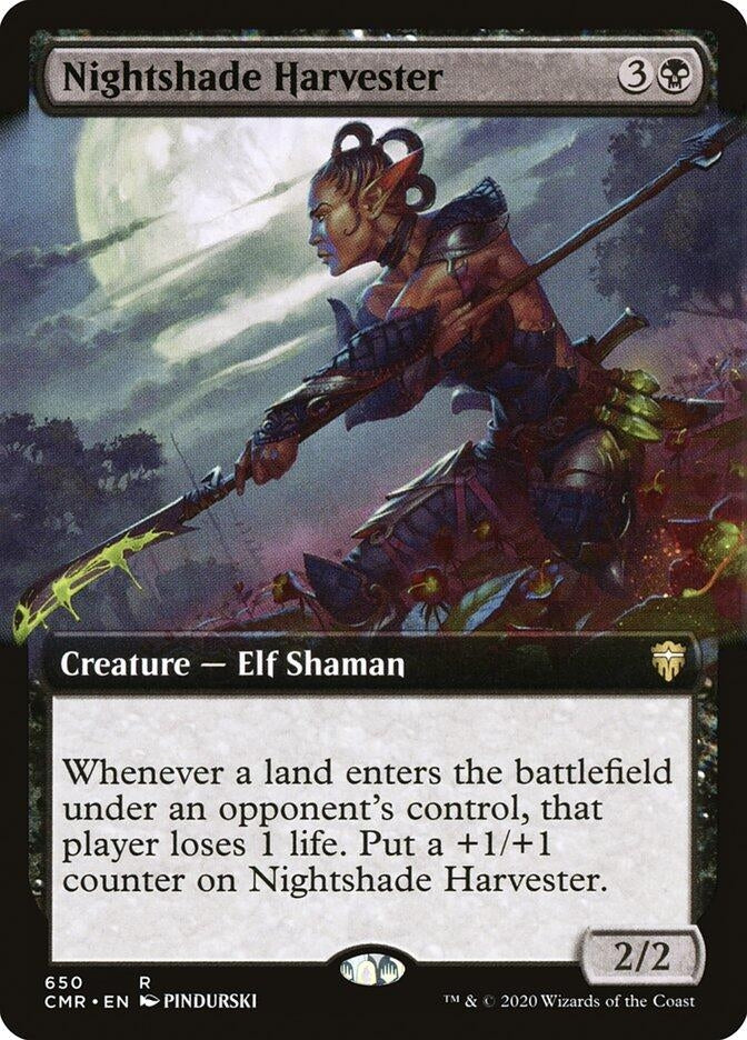 Image for Nightshade Harvester (Extended Art) (650) [Commander Legends]