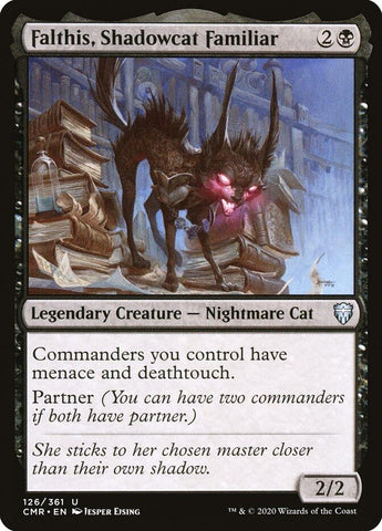 Image for Falthis, Shadowcat Familiar (126) [Commander Legends]