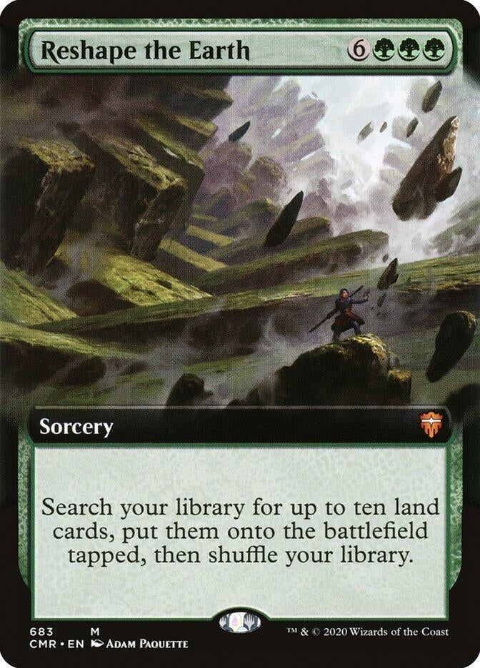 Image for Reshape the Earth (Extended Art) (683) [Commander Legends]