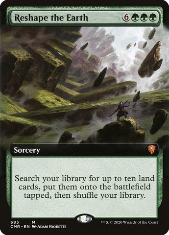 Image for Reshape the Earth (Extended Art) (683) [Commander Legends]
