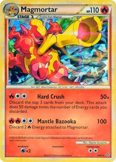 Magmortar - 2/95 (Cracked Ice Holo) (002/095) (Miscellaneous Cards & Products)