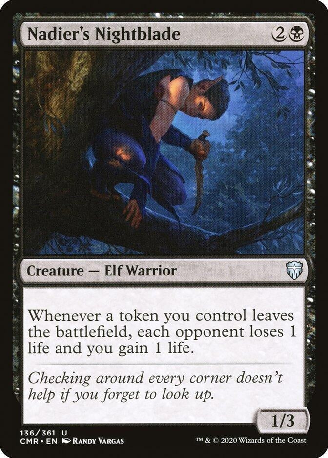 Image for Nadier's Nightblade (136) [Commander Legends]