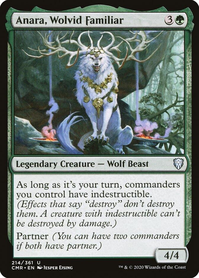 Image for Anara, Wolvid Familiar (214) [Commander Legends]
