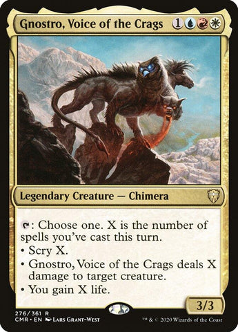 Image for Gnostro, Voice of the Crags (276) [Commander Legends]