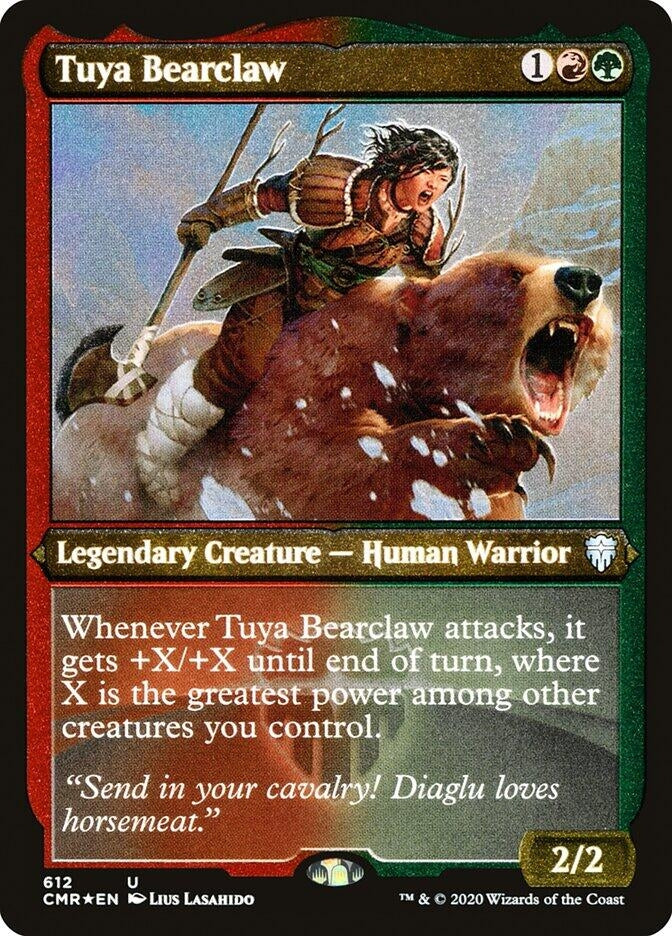 Image for Tuya Bearclaw (Foil Etched) (612) [Commander Legends]