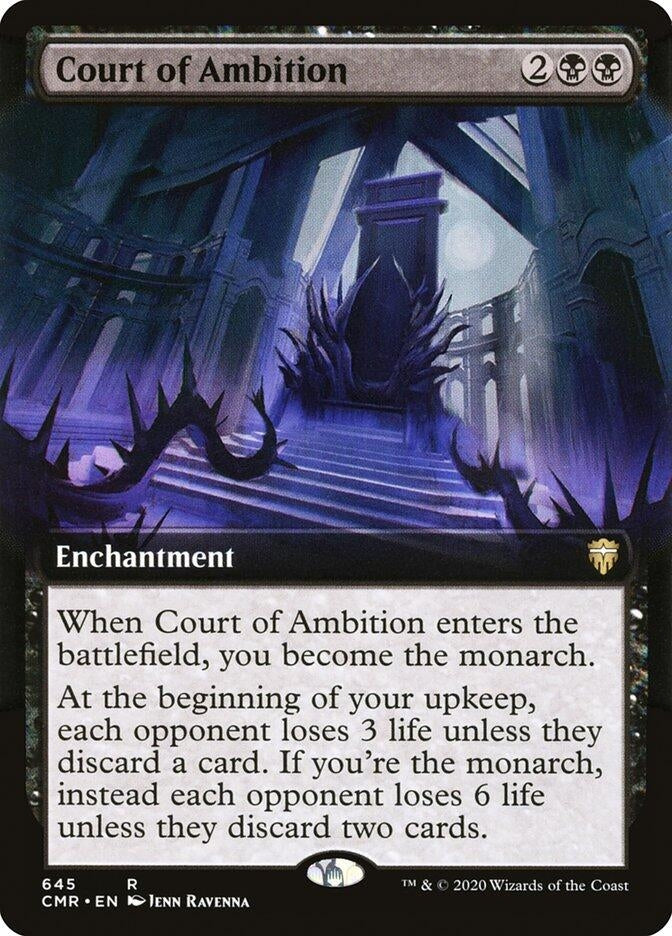 Image for Court of Ambition (Extended Art) (645) [Commander Legends]