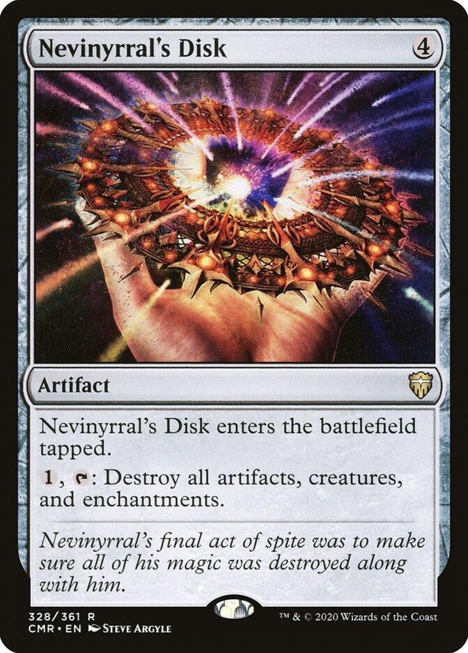 Image for Nevinyrral's Disk (328) [Commander Legends]