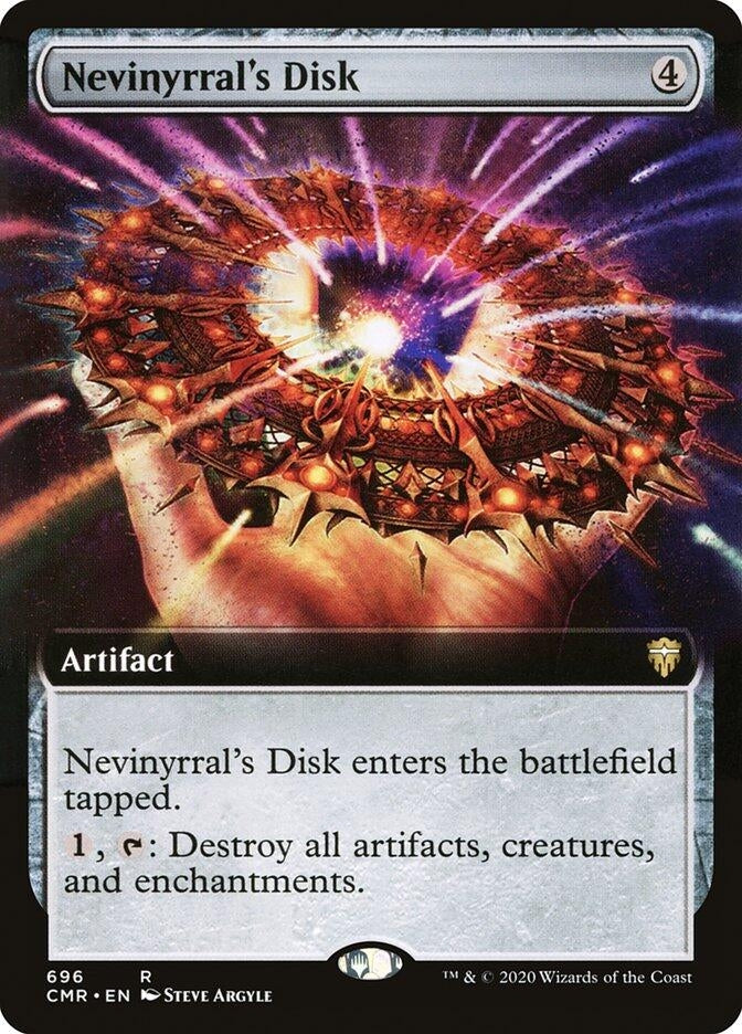 Image for Nevinyrral's Disk (Extended Art) (696) [Commander Legends]