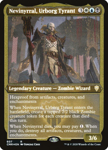 Image for Nevinyrral, Urborg Tyrant (Foil Etched) (607) [Commander Legends]