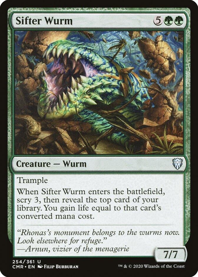 Image for Sifter Wurm (254) [Commander Legends]