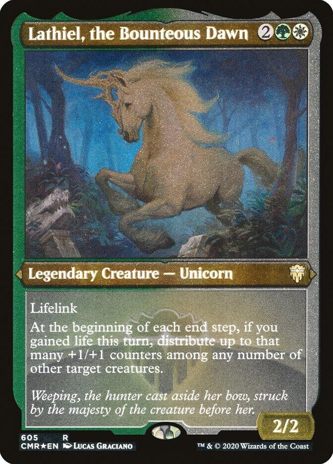 Image for Lathiel, the Bounteous Dawn (Foil Etched) (605) [Commander Legends]