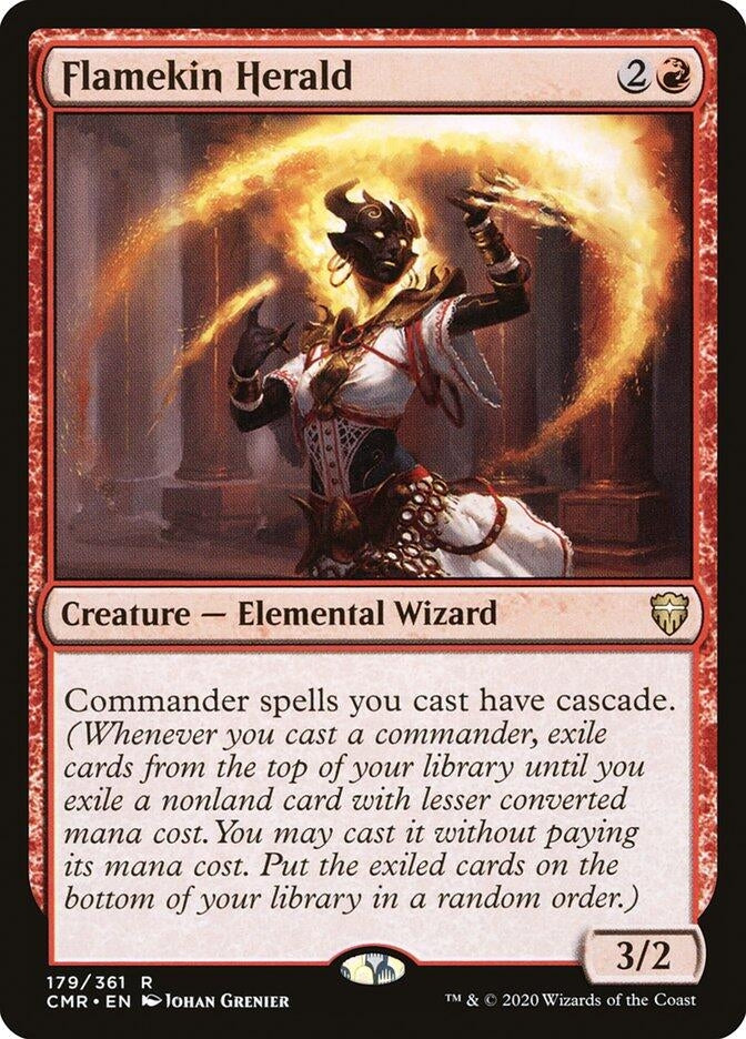 Image for Flamekin Herald (179) [Commander Legends]