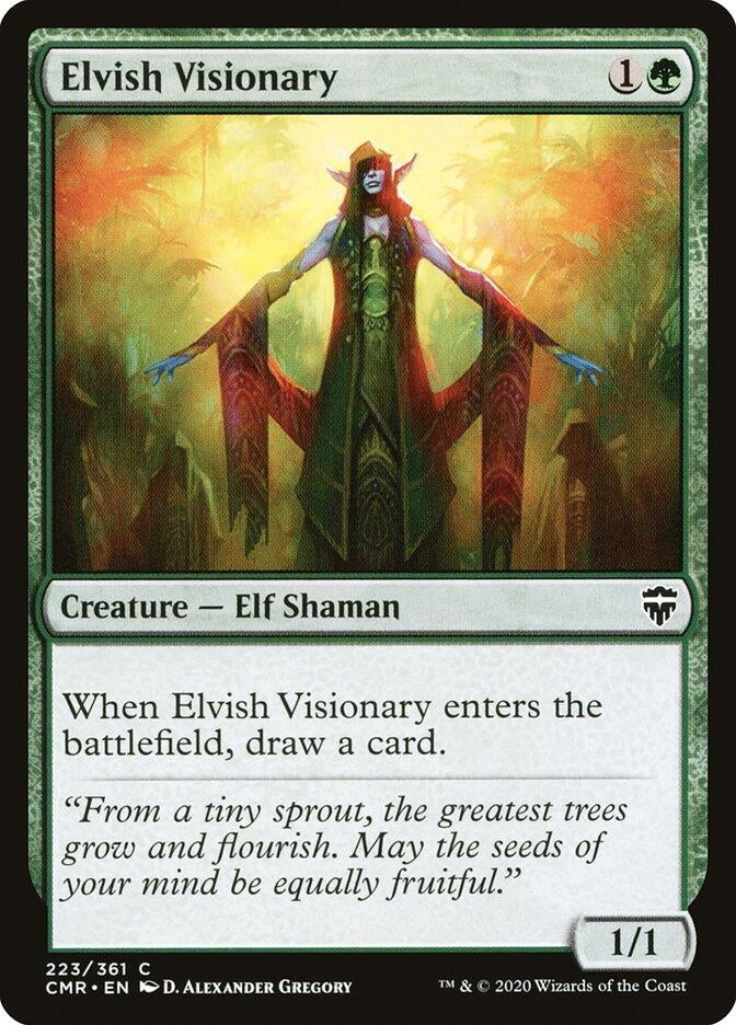 Image for Elvish Visionary (223) [Commander Legends]