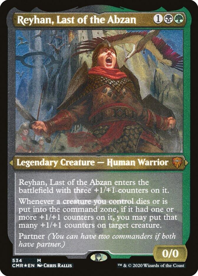 Image for Reyhan, Last of the Abzan (Foil Etched) (534) [Commander Legends]
